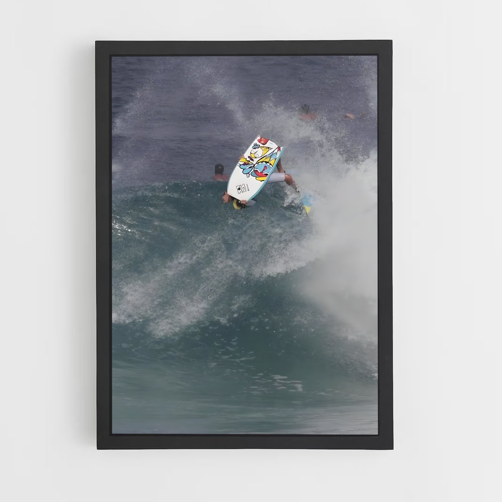 Poster Jeff hubbard – affiche Bodyboard (vue 2)